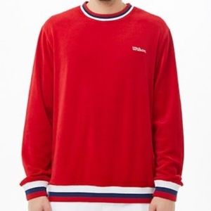 Wilson Velvet Striped/Trim Sweater
